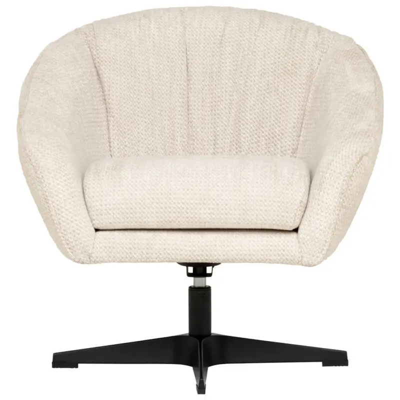 Sessel in Chenille Naturfarben