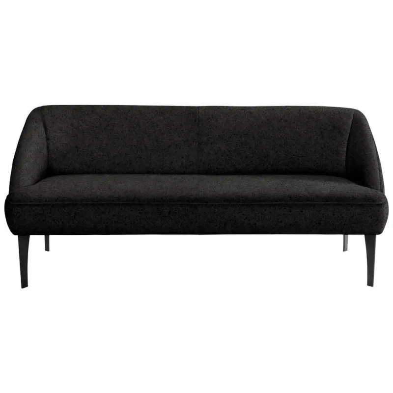 Sitzbank in Textil Dunkelgrau