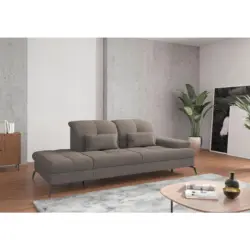 R&eacute;camiere in Flachgewebe Schlammfarben