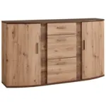 XXXLutz Lauterach - Ihr M&ouml;belhaus bei Bregenz Sideboard Eichefarben, Eiche Artisan 163,7/94/40,4 cm