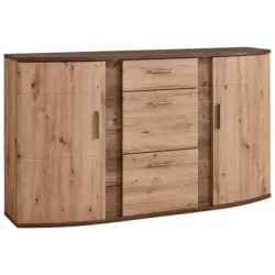 Sideboard Eichefarben, Eiche Artisan 163,7/94/40,4 cm