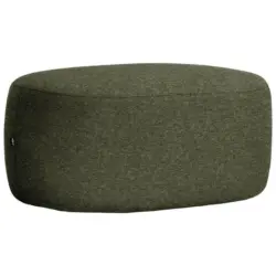 Hocker in Textil Gr&uuml;n