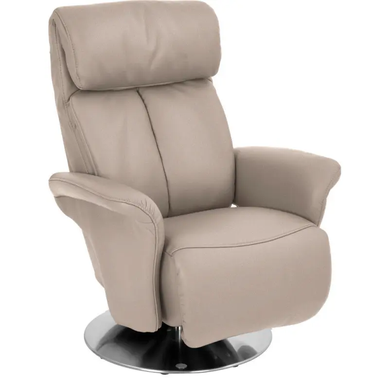 Relaxsessel in Leder Cappuccino