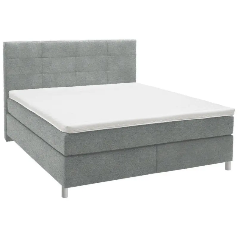 Boxspringbett 160/200 cm in Grau