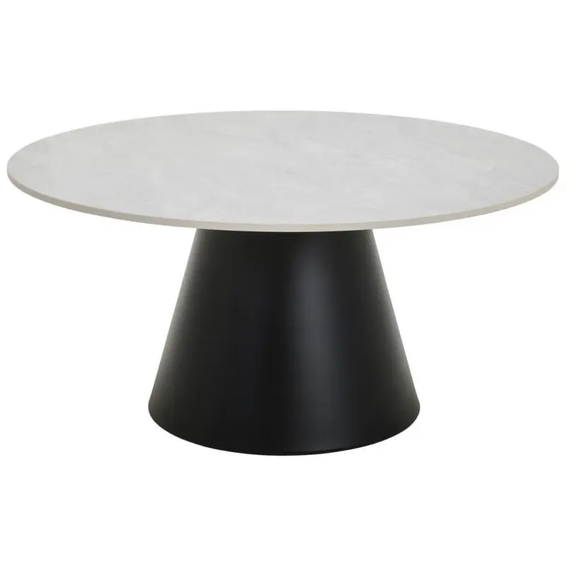 Couchtisch in Metall, Keramik 80/80/39 cm