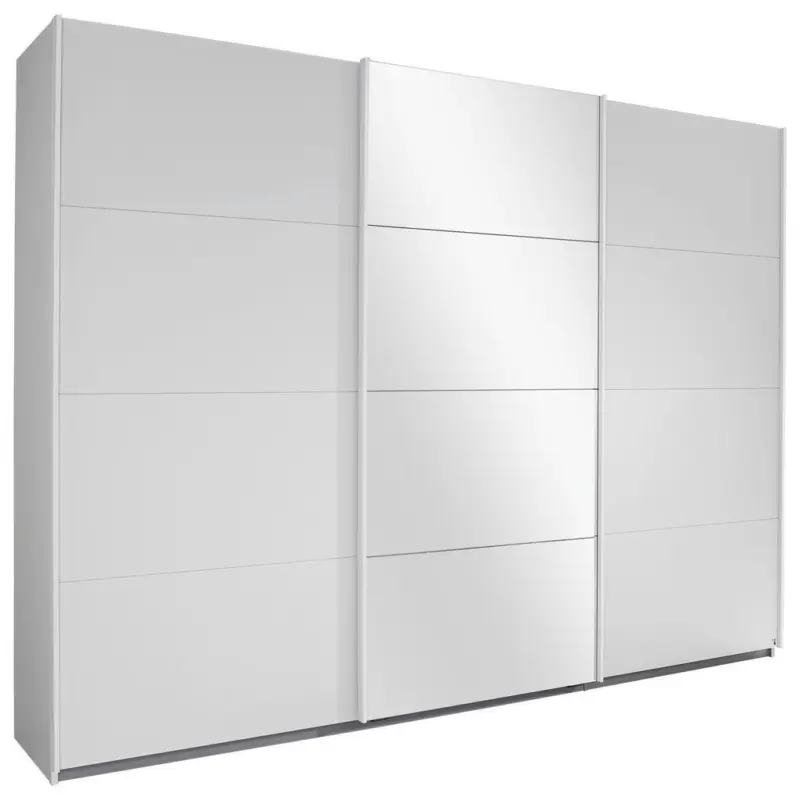 Schwebet&uuml;renschrank in Wei&szlig;