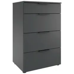 Nachtk&auml;stchen 54/84/41 cm in Graphitfarben