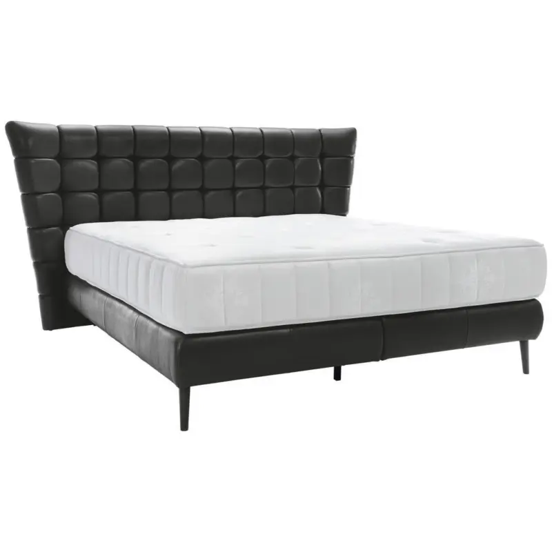 Boxspringbett 180/200 cm in Schwarz