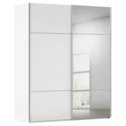 Schwebet&uuml;renschrank in Wei&szlig;