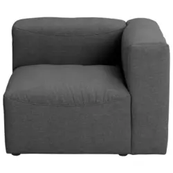 Sofaelement in Flachgewebe Anthrazit