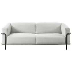 2,5-Sitzer in Cord Hellgrau