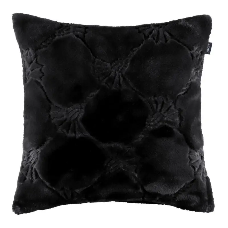 Kissenh&uuml;lle J! Cozy Cornflower schwarz 50/50 cm