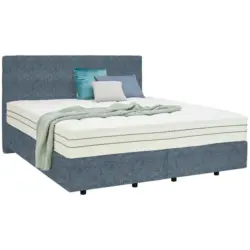 Boxspringbett 160/200 cm in Blau