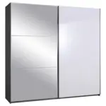 XXXLutz Lauterach - Ihr M&ouml;belhaus bei Bregenz Schwebet&uuml;renschrank in Grau, Wei&szlig;