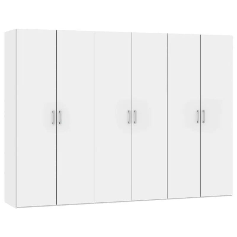 Dreht&uuml;renschrank in Wei&szlig;