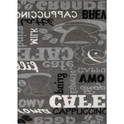 Webteppich 160/220 cm Grau