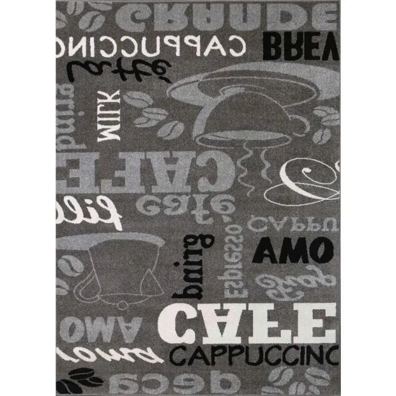 Webteppich 160/220 cm Grau