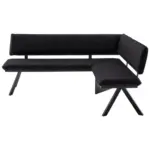 XXXLutz Lauterach - Ihr M&ouml;belhaus bei Bregenz Eckbank 180/140 cm in Anthrazit, Schwarz