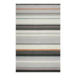 Flachwebeteppich 80/150 cm Sally Creme, Grau, Beige