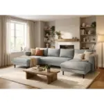 XXXLutz Lauterach - Ihr M&ouml;belhaus bei Bregenz Wohnlandschaft in Struktur Schlammfarben