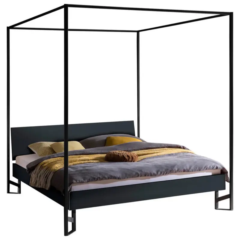 Himmelbett 160/200 cm in Anthrazit