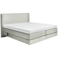 Boxspringbett 180/200 cm in Hellgrau