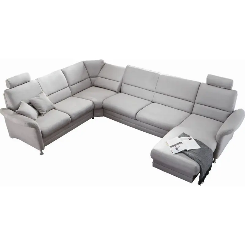 Wohnlandschaft in Grau