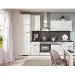 XXXLutz Lauterach - Ihr M&ouml;belhaus bei Bregenz K&uuml;chenblock 290 cm in Wei&szlig;, Dunkelgrau