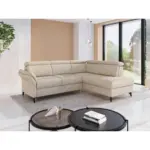 XXXLutz Lauterach - Ihr M&ouml;belhaus bei Bregenz Ecksofa Glendale E in Chenille Sandfarben 247/193 cm