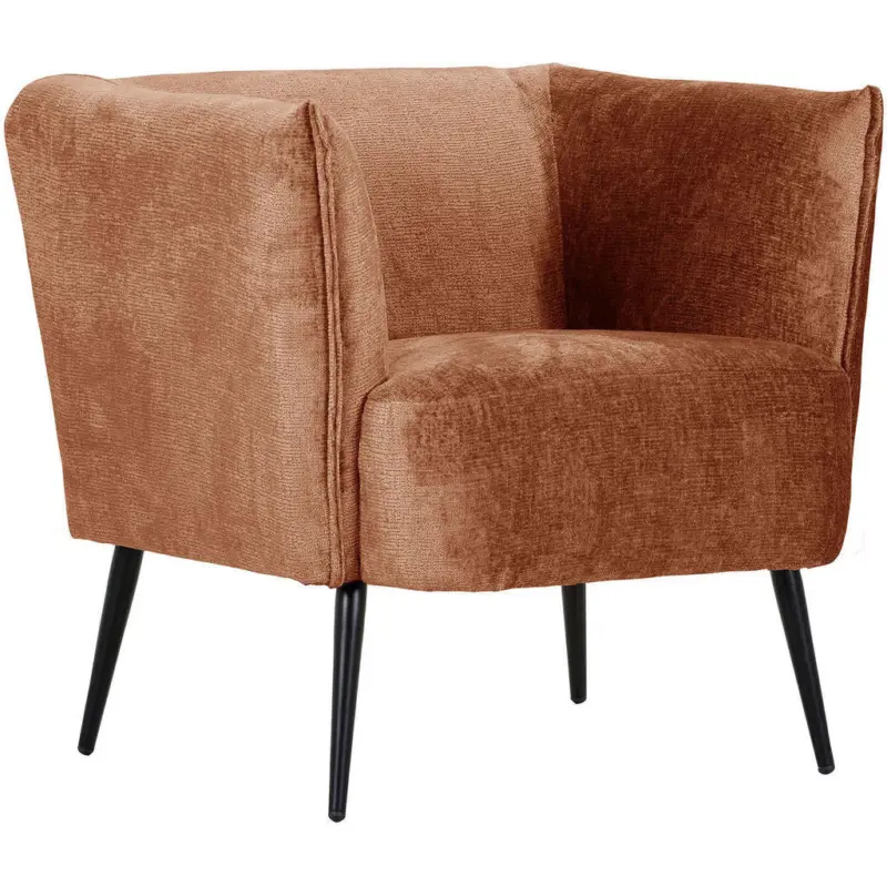 Sessel in Chenille Braun