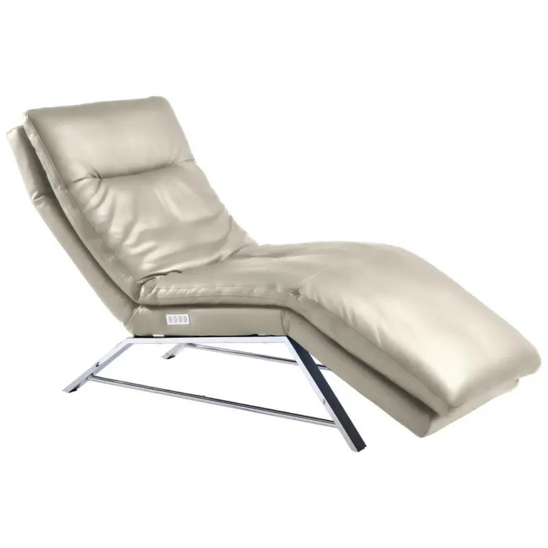 Liege in Echtleder Hellgrau