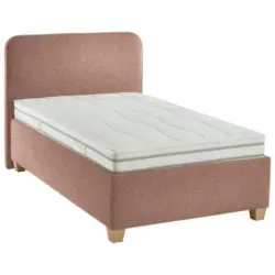 Polsterbett Matratze, Lattenrost Rostfarben 140/200 cm