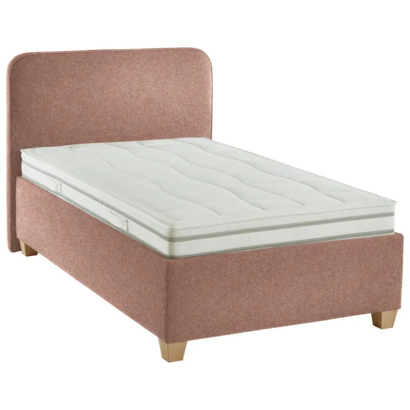 Polsterbett Matratze, Lattenrost Rostfarben 140/200 cm