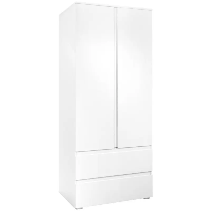 Dreht&uuml;renschrank in Wei&szlig;