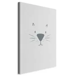 Leinwandbild Abstraktes, Tiere, Kinder 80/120/1,2 cm