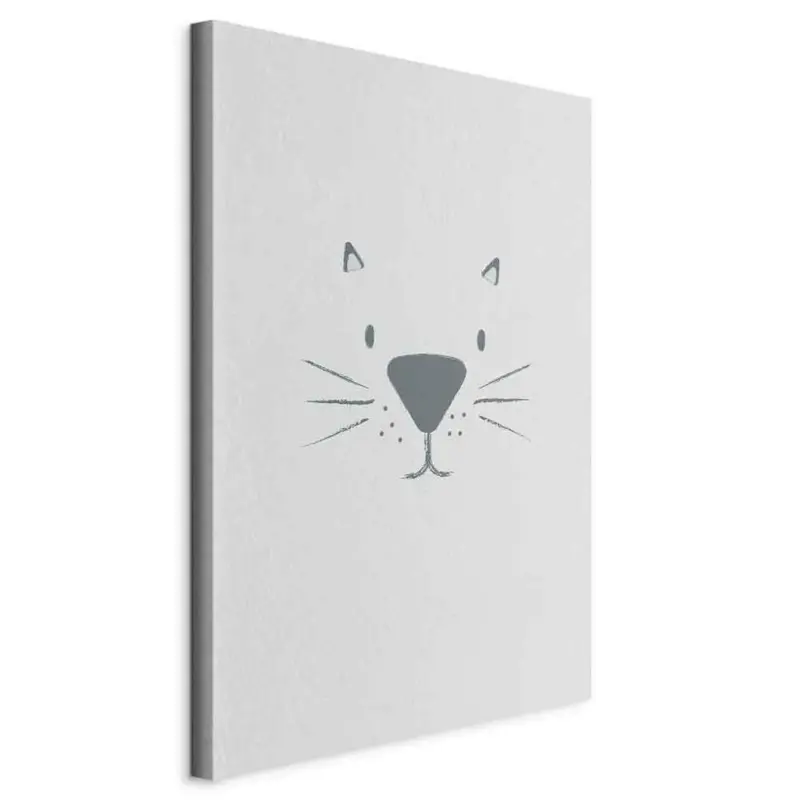 Leinwandbild Abstraktes, Tiere, Kinder 80/120/1,2 cm