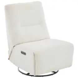 Relaxsessel in Textil Creme