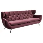 XXXLutz Lauterach - Ihr M&ouml;belhaus bei Bregenz Chesterfield-Sofa in Velours Lila