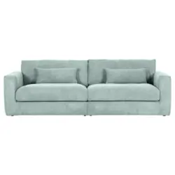 Bigsofa in Cord Mintgr&uuml;n