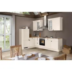 Eckk&uuml;che 185,4/290,0 cm in Magnolie