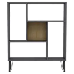 Regal 90/107,8/25 cm Anthrazit, Eichefarben