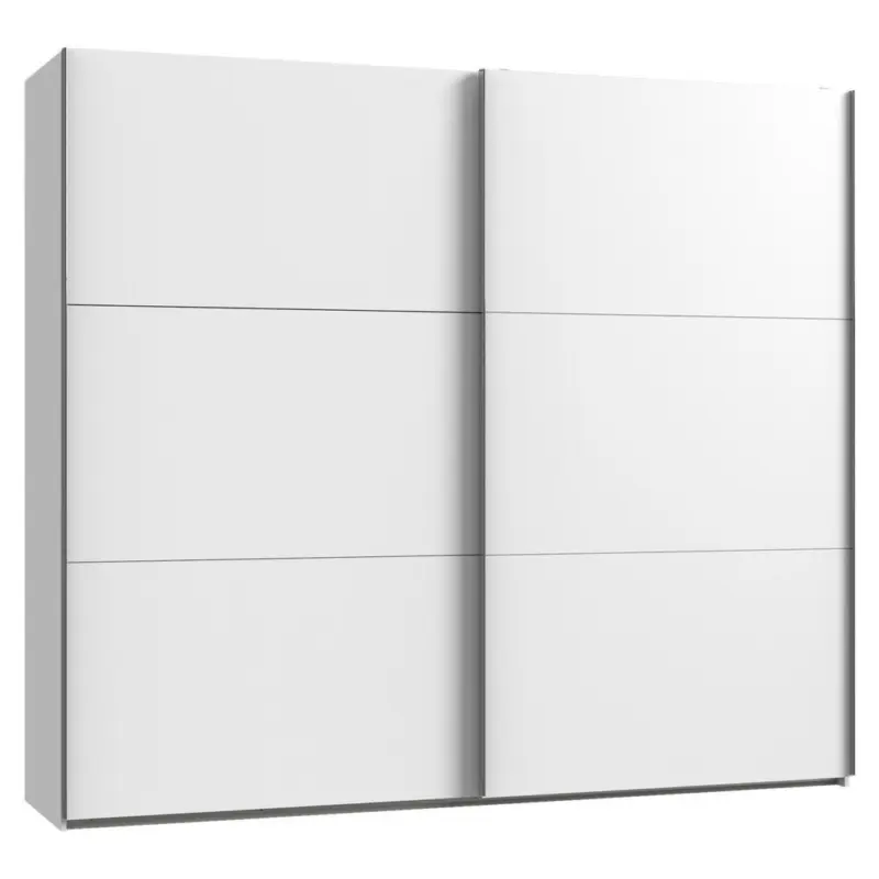 Schwebet&uuml;renschrank in Wei&szlig;