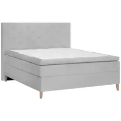 Boxspringbett 180/200 cm in Grau