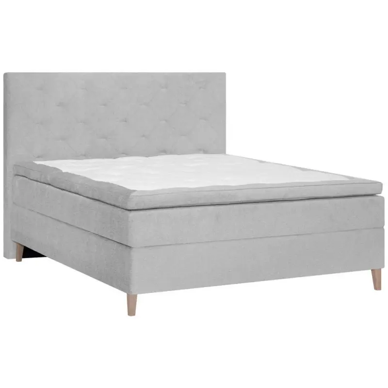 Boxspringbett 180/200 cm in Grau