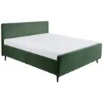 XXXLutz Lauterach - Ihr M&ouml;belhaus bei Bregenz Polsterbett gepolstertes Kopfteil Olivgr&uuml;n 180/200 cm