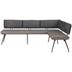 Eckbank 235/195 cm in Anthrazit