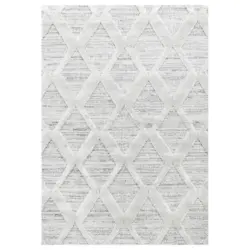 Webteppich 240/340 cm Pisa 4703 grau Grau