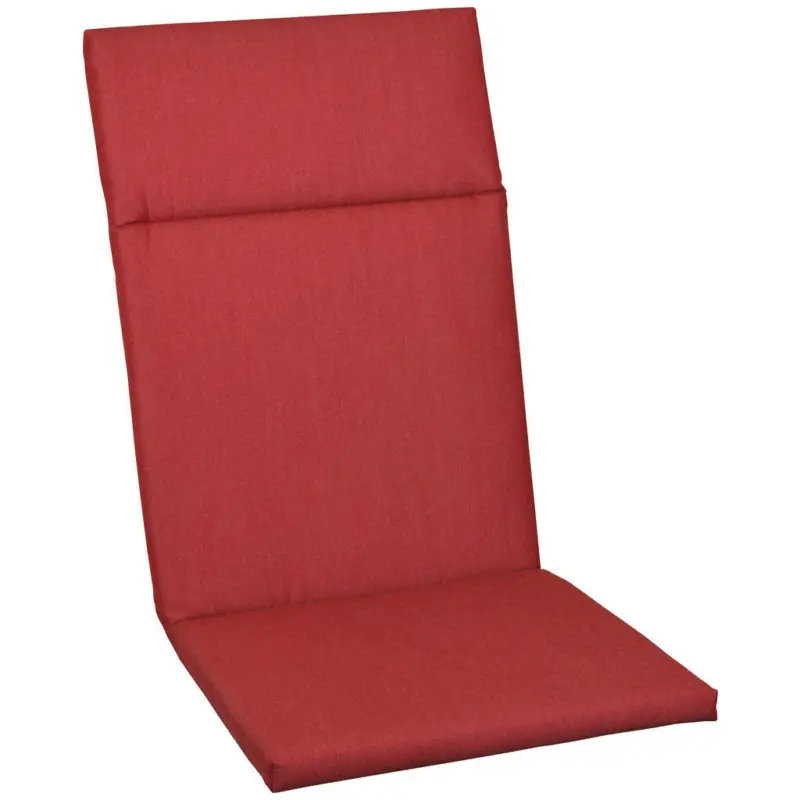 Sesselauflage in Rot Uni