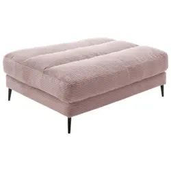 Hockerbank in Textil Rosa