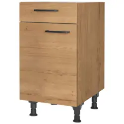 Schubkastenunterschrank 45/87/56 cm in Eichefarben